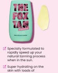 The Fox Tan Rapid Tanning Mist, Natural Tanning Accelerator For Darker & Faster Tans, Creates Flawless Tan Skin, Vegan & Cruelty Free, 120mL (2-pack)