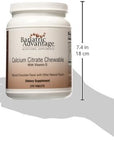 Bariatric Advantage Calcium Citrate Chewable 500 mg - for Bariatric Surgery Patients - High-Potency, Easy-Digest Tablets - Calcium Citrate - Bone Strength Supplements* - 270 Count - Chocolate