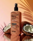 b.tan Sun Tanning Lotion Spray | Bronzed Like a Boss - Brown Outdoor Bronzing Accelerator, Best Tan Intensifier, No SPF, Packed with Coconut Oil, Peptides, & Vitamin E, Austrailian Brand, 8.45 Fl Oz