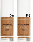 COVERGIRL truBlend Liquid Foundation Makeup Toasted Almond D6, of 2) 1 oz