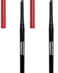 COVERGIRL - Exhibitionist All-Day Lip Liner, Retractable Tip, Easy application, Smudge, Transfer, Mask - Proof, 100% Cruelty-Free (Pack of 2)