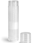 144 Natural Plastic Empty Lip Balm Crafting