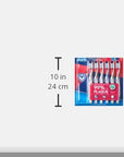 Oral-B Pro Health CrossAction All in One Soft Toothbrushes, Deep Plaque Fighter, Rounded Bristles Gentle on Teeth, Tongue and Cheek Cleaner, Gum Stimulators, 6 Count, Tooth Brush Pack