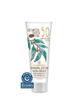 Australian Gold Botanical Sunscreen Tinted Face Mineral Lotion SPF 50, 3 Ounce | Broad Spectrum | Water Resistant