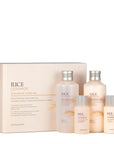 The Face Shop Rice Ceramide Moisturizing Skincare Set - Toner & Moisturizer, Korean Skin Care with Rice Water, Gift Set, Travel Size, Hydrating for Dry Skin
