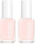 essie Salon-Quality Nail Polish, 8-Free Vegan, Sheer Pale Pink, Ballet Slippers, 0.46 fl oz (Pack of 2)