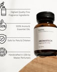 Aromatech Oud Saphir Aroma Essential Oil Blend: Luxury Hotel Inspired Aromatherapy with for Ultrasonic Diffusers & Nebulizers - 500 mL