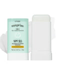 ETUDE Sunprise Mild Airy Finish Sunstick SPF50+ PA++++ Powdery sunscreen, Vegan, Non-Greasy, Sebum Control, Matte Finish, Sensitive Skin Friendly, 19g