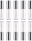 45Pcs Reusable Lipstick Bottle, 1.2 ML Lip Gloss Tube Empty Lip Gloss Tubes Container Clear Mini Empty Lip Balm Bottles Handmade Cosmetics Subdivision Bottles for Travel Use DIY Cosmetic Storage