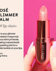 Winky Lux Glimmer Balm, pH, Color Changing Lipstick and Tinted Lip Balm, Vegan & Cruelty Free Lip Balm, Hydrate & Plump, Sheer Pink Lipstick, Unicorn & Rose
