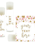 Andaz Press Personalized Lip Balm Party Glitter