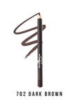 12 pcs, 12 Colors Brown Tone Italia Deluxe Ultra Fine Lip Liner & Eyeliner Set, Creamy, Long Lasting, High Pigmented Pencil, Various Shades of Brown