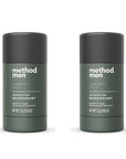 Method Men Deodorant, Aluminum Free Deodorant, Juniper & Sage, 2.65 OZ. (2 Pack)