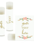 Andaz Press Personalized Lip Balm Party Florals,