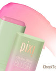 Pixi Beauty Beaming Bliss On-the-Glow Trio | Hydrating Tinted Moisture Stick Blush, Bronzer, and Highlighter Set | Travel Size, Vegan, and Paraben-Free