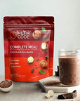 HLTH Code Complete Meal Replacement Shake - Healthiest Meal Replacement = Healthiest You | Keto Friendly | High Protein | Low Carb | Collagen | Gluten Free | Chocolate Macadamia (15 servings)