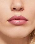 Rimmel Stay Glossy Lip Gloss - Non-Sticky and Lightweight Formula for Lip Color and Shine - 160 Stay My Rose, .18oz