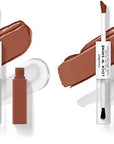 wet n wild Megalast Lock 'N' Shine Lip Color + Gloss Lotus Petal (Pack of 2)