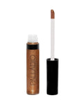 Palladio Lip Gloss, Non-Sticky Lip Gloss, Contains Vitamin E and Aloe, Offers Intense Color and Moisturization, Minimizes Lip Wrinkles, Softens Lips with Beautiful Shiny Finish, Sheer Bronze