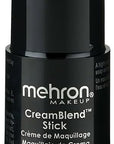 Mehron Makeup CreamBlend Stick | Face Paint, Body Paint, & Foundation Cream Makeup | Body Paint Stick Perfect for Halloween .75 oz (21 g) (Light Tan)