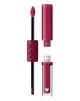NYX PROFESSIONAL MAKEUP Shine Loud, Long-Lasting Liquid Lipstick with Clear Lip Gloss - Goal Getter (Deep Raspberry)