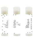Andaz Press Personalized Bridal Shower Bachelorette Glitter