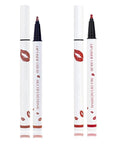 Longwear Liquid Lip Liner, Matte Lip Tint Stain Marker Pen, 2 in1 Liquid Lipstick & Lip Liner Pencil, Long Lasting Waterproof Lip gloss for Women, Fuller Lips Makeup (03+04)