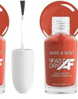 wet n wild Fast Dry AF Nail Polish Color, Orange-Red Toasted | Quick Drying - 40 Seconds | Long Lasting - 5 Days, Shine (Pack of 2)