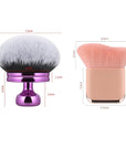 Blend & Blur Extra Large Beauty Soft Body Makeup Brush,Face Self Tanner 2 Pack—Wide Round Head Kabuki Brush Tanning Applicator Set, Powder,Professional Leg Makeup Tool with Drawstring Bag