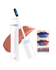 Matte Lip Gloss Peel Off Masque - Peel Off Lip Stain Tattoo, Chestnut Brown Peel Off Lip Tint,Long Lasting Waterproof Transfer-proof Lip Mask Lip Stain Peel Off Lip Gloss,Stay Lip Makeup 04#