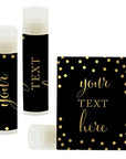 Andaz Press Personalized Lip Balm Party Black,