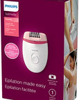 Philips Beauty Satinelle Essential Compact Hair Removal Epilator for Women, BRE235/04 (Corded Use Only)