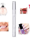 3 Pack 3 ml Transparent Twist Pens Empty Nail Oil Pen with Brush Tip, Cosmetic Lip Gloss Container Applicators Eyelash Growth Liquid Tube With 3 Pack Funnels for Women Female Girls
