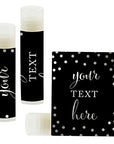 Andaz Press Personalized Lip Balm Party Black,