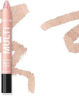 wet n wild Color Icon Cream Eyeshadow Multi-Stick, Moisturizing, Nourishing Velvety Cream-to-Powder Buildable & Blendable Formula, Cruelty-Free & Vegan - Peachy Crush (Pack of 2)