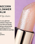 Winky Lux Unicorn Glimmer Balm & Rose Glimmer Balm Duo – Hydrating ph Lip Balm, Natural Pink Tint with pH Color Changing, Moisturize & Soften Lips While Leaving Sheer Pink Tint, with Vanilla Scent