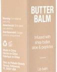 Palladio Butter Balm - Hydrating Lip Balm with Sheer Tint, Aloe, Peptides, Shea Butter, and Vegan Formulation for Instant Moisture, Shine, and Soothing Lip Care, French Vanilla