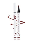 Longwear Liquid Lip Liner, Matte Lip Tint Stain Marker Pen, 2 in1 Liquid Lipstick & Lip Liner Pencil, Long Lasting Waterproof Lip gloss for Women, Fuller Lips Makeup (06(Cherry Red))