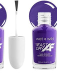 wet n wild Fast Dry AF Nail Polish Color, Purple Married Into Royalty | Quick Drying - 40 Seconds | Long Lasting - 5 Days, Shine (Pack of 2)
