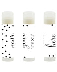 Andaz Press Personalized Lip Balm Party Black