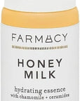 Farmacy Hydrating Essence - Hydrating Honey Milk Toner + Facial Essence to Soothe, Moisturize and Strengthen Skin Barrier - Preps Complexion for Skincare Products or Makeup Application (10ml)