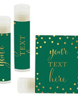 Andaz Press Personalized Lip Balm Party Green,