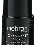 Mehron Makeup CreamBlend Stick - Foundation (.75 oz) (MEDIUM EBONY)