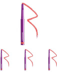 COVERGIRL Simply Ageless Lip Flip Liner, Brilliant Coral, Pack of 4