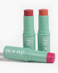 Boomstick Trio ® Cheek and Lip: Peony Pink, Golden Peach and Rose Nude 3-in-1 Blush, Eye and Lip Stick Pen for All Skin Types Boom Beauty by Cindy Joseph