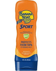 Banana Boat Sport SPF 60 Sunscreen Lotion, 8oz, Banana Boat SPF 60 Lotion, Oxybenzone Free, High SPF , Water-Resistant Sunscreen, 8oz