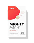 Mighty Patch™ Original patch from Hero Cosmetics – The #1 Hydrocolloid Acne Pimple Patch for Shrinking Zits and Whiteheads in 1 use; Nighttime Spot Stickers for Face and Skin (72 Count)
