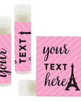 Andaz Press Personalized Lip Balm Party Eiffel