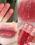 6 Colors Bear Lip Gloss Set, Lip Glaze Jelly Lipstick Liquid Lipstick Cute Bear Lipgloss Plumping Lip Tint Moisturizing Waterproof Long Lasting Cheek Cosmetic Beauty Makeup