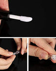 12Pcs 1.2ml Mini Empty Refillable Clear Plastic Lip Gloss Tubes Cosmetic Makeup Sample Packing Storage Container Vial Pot(Black)
